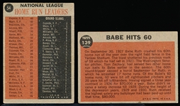 1962 Topps Bb- 2 Diff