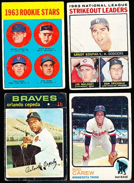 Four Baseball Cards