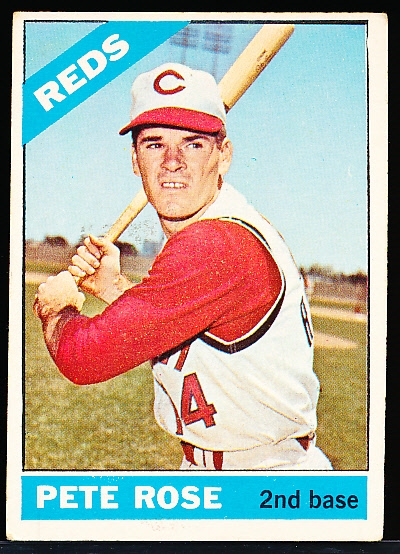 1966 Topps Bb- #30 Pete Rose, Reds