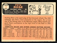 1966 Topps Bb- #30 Pete Rose, Reds