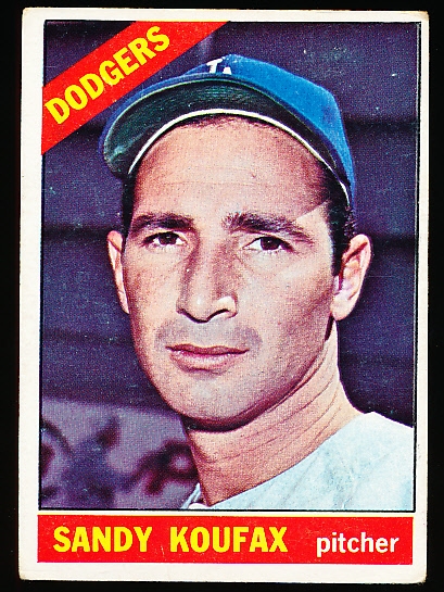 1966 Topps Bb- #100 Sandy Koufax, Dodgers
