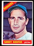 1966 Topps Bb- #100 Sandy Koufax, Dodgers