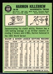 1967 Topps Baseball- #460 Harmon Killebrew, Twins