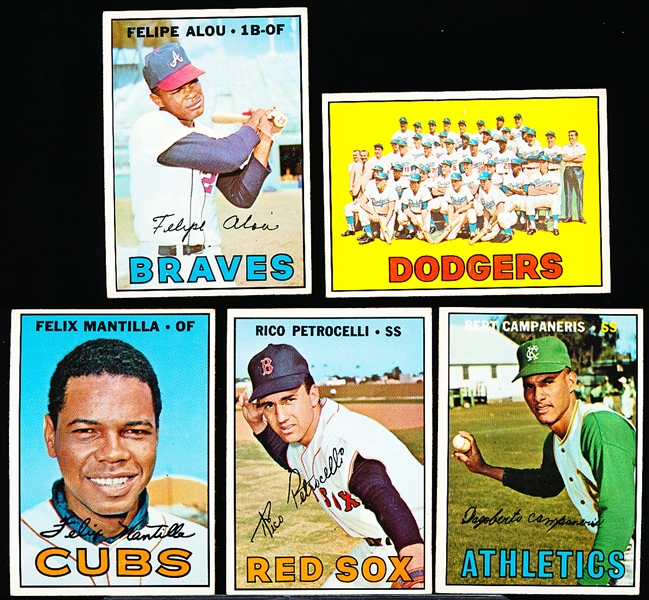 1967 Topps Baseball- 5 Diff