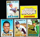 1967 Topps Baseball- 5 Diff