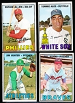 1967 Topps Baseball- 8 Diff