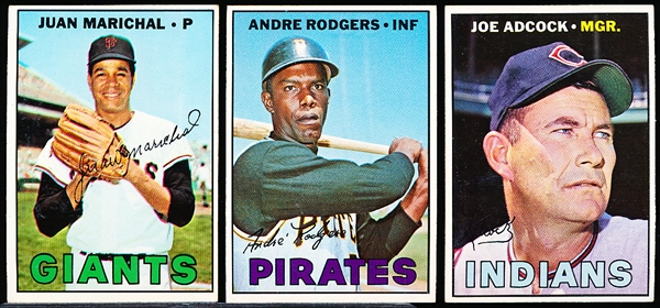 1967 Topps Baseball- 3 Diff