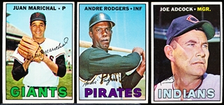 1967 Topps Baseball- 3 Diff