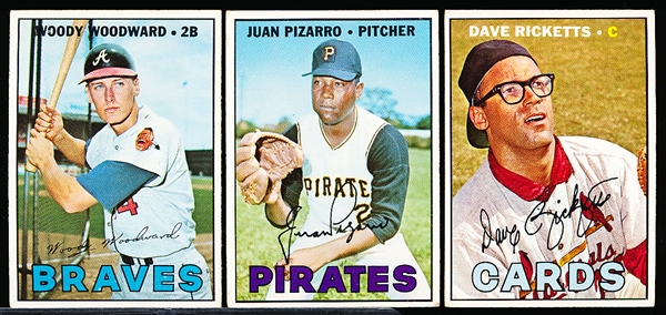 1967 Topps Baseball- 3 Diff Hi#’s