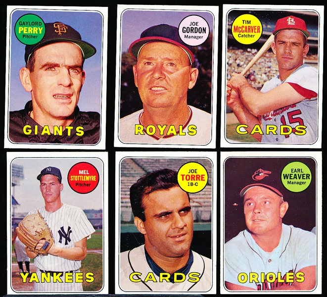 1969 Topps Bb- 6 Diff