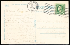 6/3/21 Cancelled I Robbins & Son “A-72272- Cricket Field, Altoona, PA.” Pre-linen Postcard