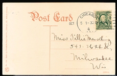 5/1/30 Postmarked Franklin Post Card Co. “196, Washington Park, Baseball Grounds, Chicago” Pre-Linen Postcard