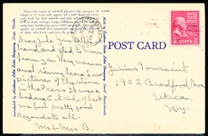 7/24/54 Cancelled Hartman Litho Sales Co. “E-8360, St. Petersburg’s Kids & Kubs, World Famous 75 Year Old Softball Teams” Linen Postcard