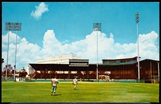 Tropical Cards “SP-8, K-18269- St. Petersburg, Florida- Al Lang Field…” Chrome Postcard