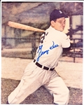 Autographed George Kell Detroit Tigers MLB Color 8” x 10” Photo