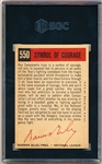 1959 Topps Baseball- #550 Roy Campanella- Symbol of Courage- SGC 5 (Ex)