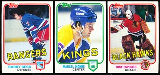1981-82 Topps Hockey- 55 Asst