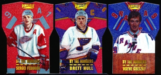 1996-97 Pinnacle Hockey- “By The Numbers” Inserts- 10 Diff