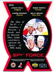 1996-97 SPx Hockey “SPX Force” Insert- #SPX4 Iginla/ Berezin/ Eriksson/ Berard