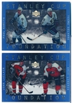 1996-97 Upper Deck Ice Hockey- “Stanley Cup Foundation”- 2 Diff