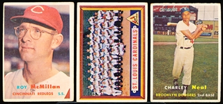 1957 Topps Bb- 8 Cards