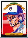 Autographed 1985 Donruss Bsbl. #16 Don Sutton DK, Brewers