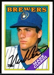 Autographed 1988 Topps Bsbl. #417 Mark Ciardi, Brewers
