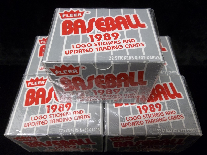 1989 Fleer Update Bsbl.- 5 Complete Factory Sets