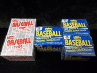 1989-90 Fleer Update Bsbl.- 5 Asst. Complete Factory Sets