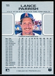 Autographed 1990 Leaf Bsbl. #195 Lance Parrish, Angels