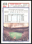 Autographed 1992 Topps Bsbl. #459 Tom Kelly, Mgr., Twins