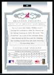 Autographed 2004 Donruss Classics Bsbl. #49 Brandon Phillips, Indians