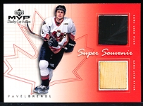 1999-00 Upper Deck MVP Stanley Cup Edition Hockey “Super Souvenir” #SGU-PB Pavel Brendl