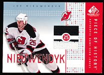 2002-03 SP Game Used Hockey- “Piece of History Rainbow”- #PH-JN Joe Nieuwendyk, Devils- #07/10