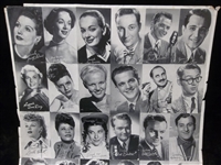1950-60’s Exhibit Supply Co. 19-1/2” x 20-1/2” “Entertainer” Vending Machine Display of 24