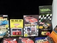 Small Matchbox Sized Race Car Clean-Up Group- 27 Total Cars Sealed in Original Retail Packaging!