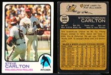1973 Topps Bb- #300 Steve Carlton, Cardinals- 16 Cards