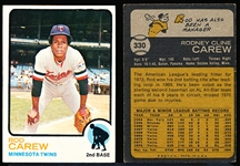 1973 Topps Bb-#330 Rod Carew, Twins- 18 Cards