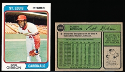 1974 Topps Bb- #350 Gibson, Cards- 20 Cards