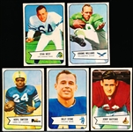 1954 Bowman Football- 5 Diff