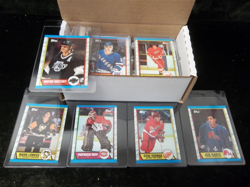 1989-90 Topps Hockey Set of 198