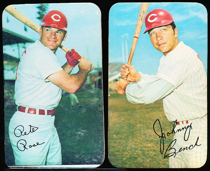 1970 Topps Bb Supers- 2 Diff Reds