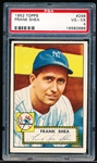 1952 Topps Baseball- #248 Frank Shea, Yankees- PSA Vg-Ex 4
