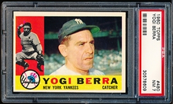 1960 Topps Baseball- #480 Yogi Berra, Yankees- PSA NM 7