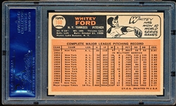 1966 Topps Baseball- #160 Whitey Ford, Yankees- PSA NM 7