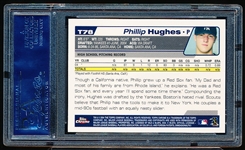 2004 Topps Chrome Traded- #T78 Phillip Hughes, Yankees- PSA Nm-Mt 8
