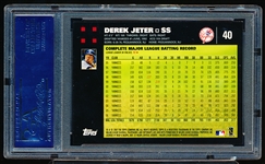 2007 Topps Baseball- #40 Derek Jeter- Bush/Mantle- PSA Nm-Mt 8