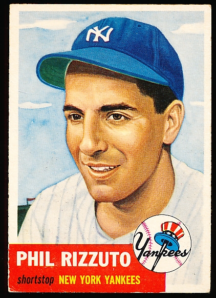 1953 Topps Baseball- #114 Phil Rizzuto, Yankees