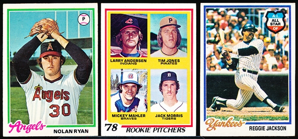 1978 Topps Bb- 6 Cards
