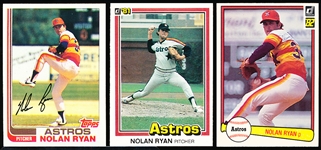 Nolan Ryan- 8 Cards